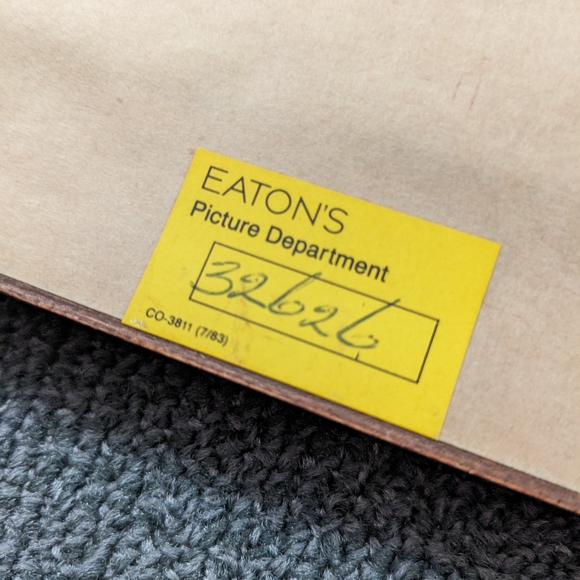 Embroidered Floral Framed Picture from Eaton's - Picture 5 of 5